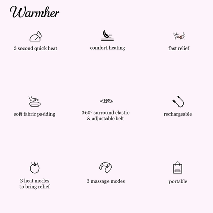 Warmher Heating Pad - Say Bye to Pain!